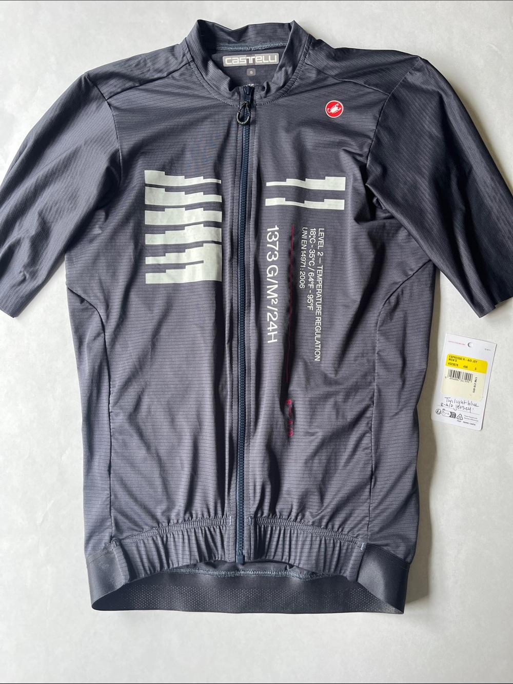 Castelli Espresso R-A/D Jersey in Twilight Blue